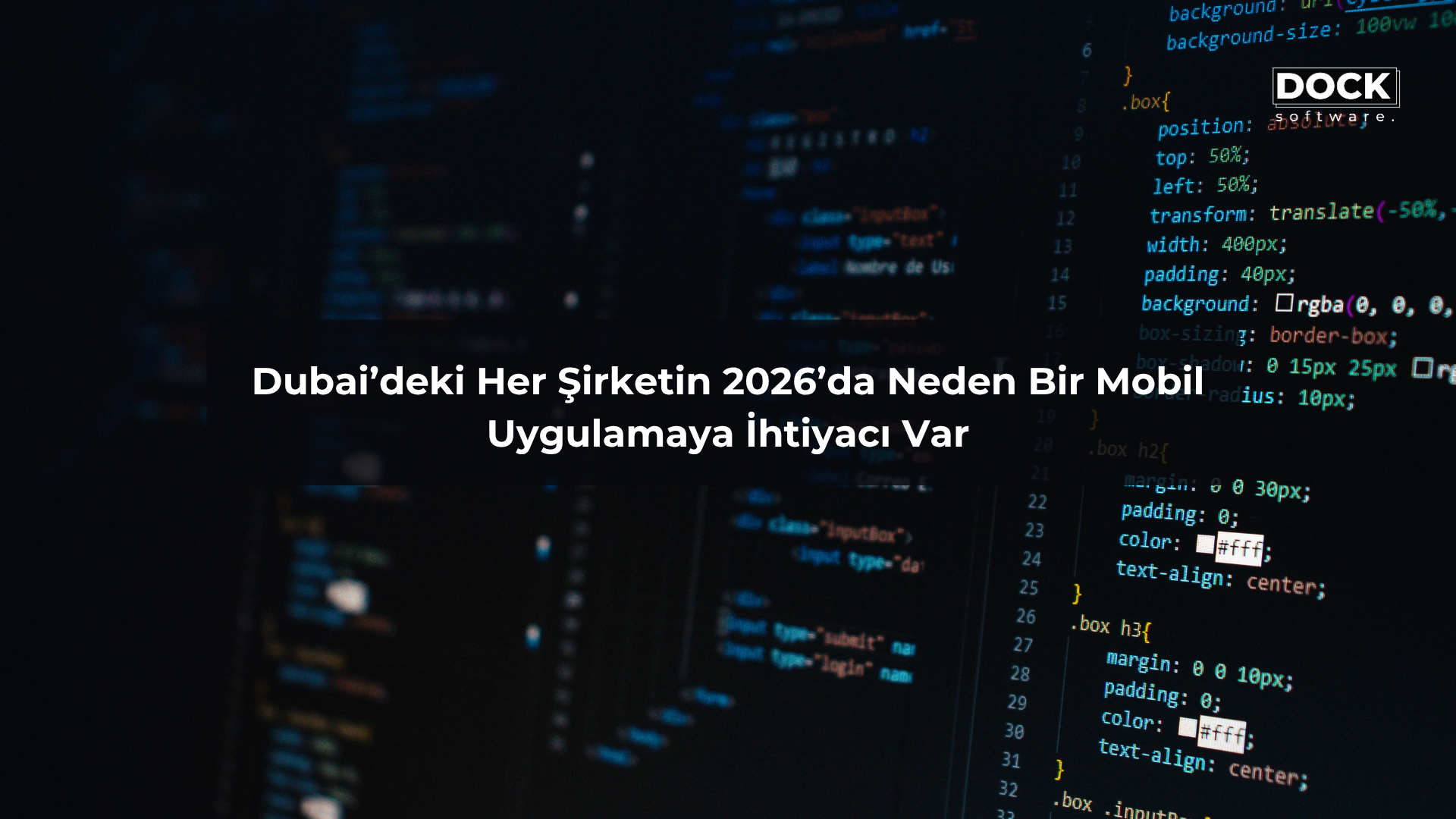 Dubai’deki Her Şirketin 2026’da Neden Bir Mobil Uygulamaya İhtiyacı Var