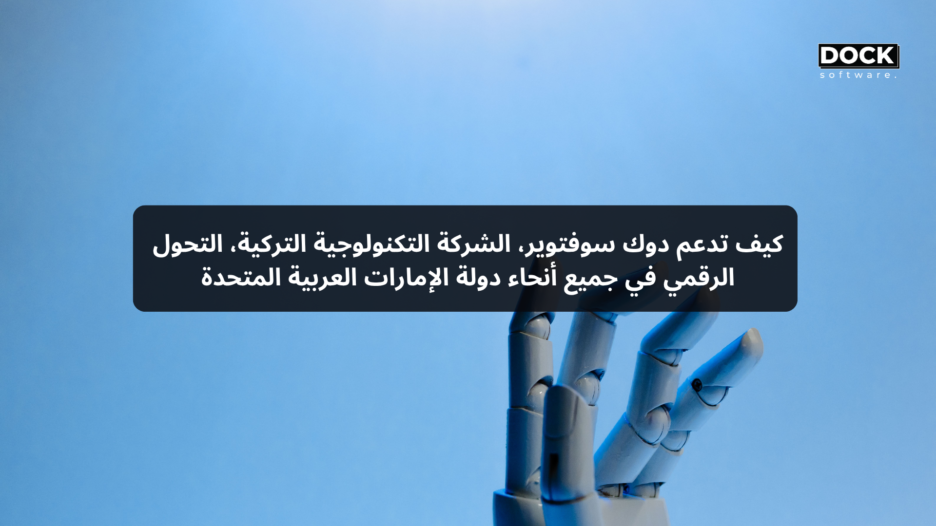 كيف تدعم دوك سوفتوير، الشركة التكنولوجية التركية، التحول الرقمي في جميع أنحاء دولة الإمارات العربية المتحدة