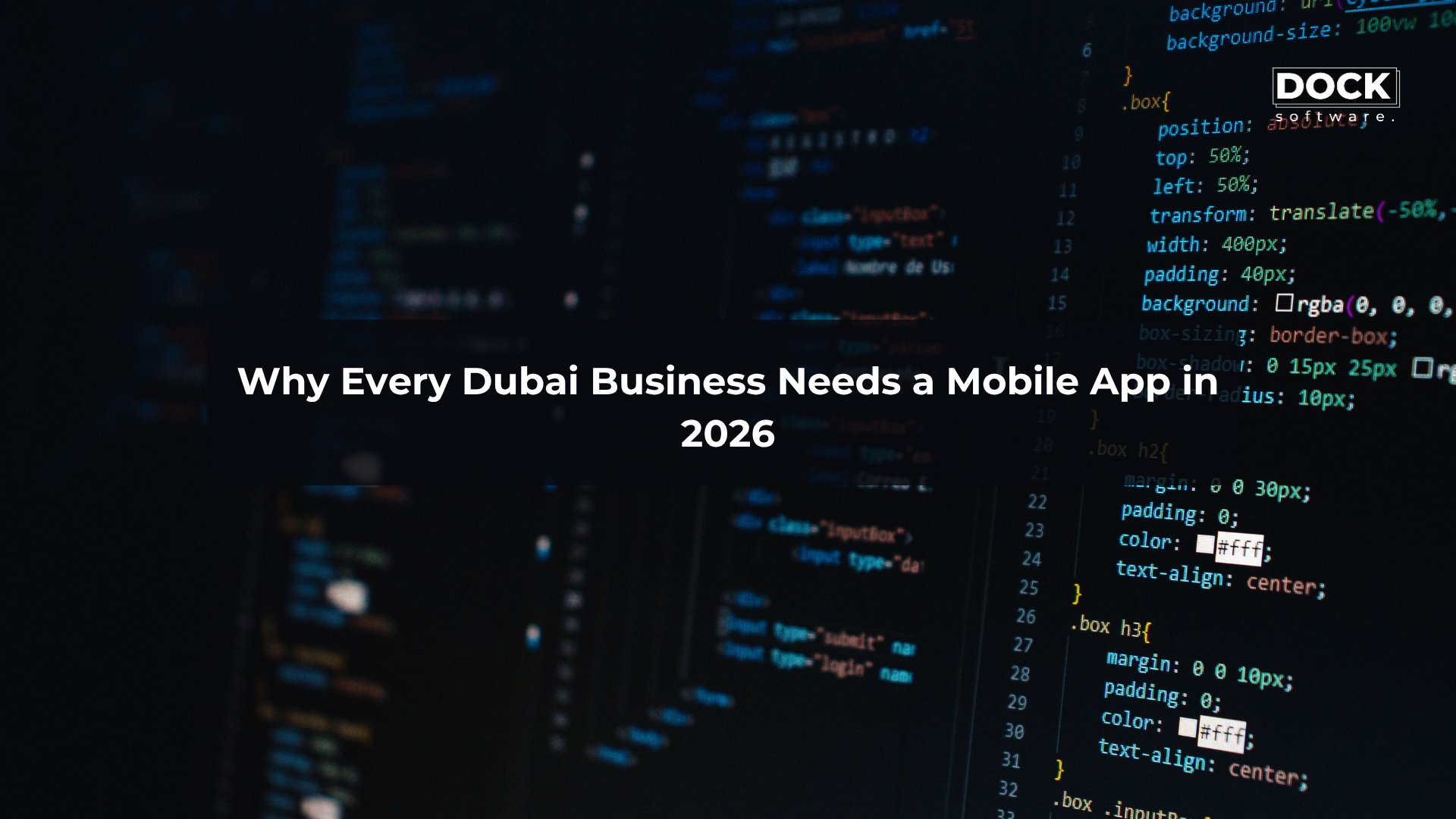 Why Every Dubai Business Needs a Mobile App in 2026
